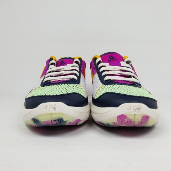 Nike JA 1 SE "Welcome To Camp" Youth Sz 5Y Womens Sz 6.5 Navy Purple Gold Shoes - Picture 6 of 11